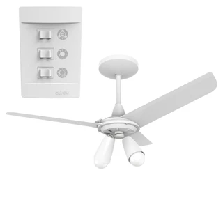 VENTILADOR TETO ALISEU DUNNI COM CONTROLE DE PAREDE