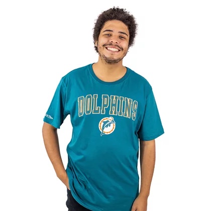 Miami Dolphins Vintage Keyline Logo Tee Unisex