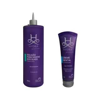 Solução Para Hig. Dos Olhos Hydra 500ml + Creme Dental 200g