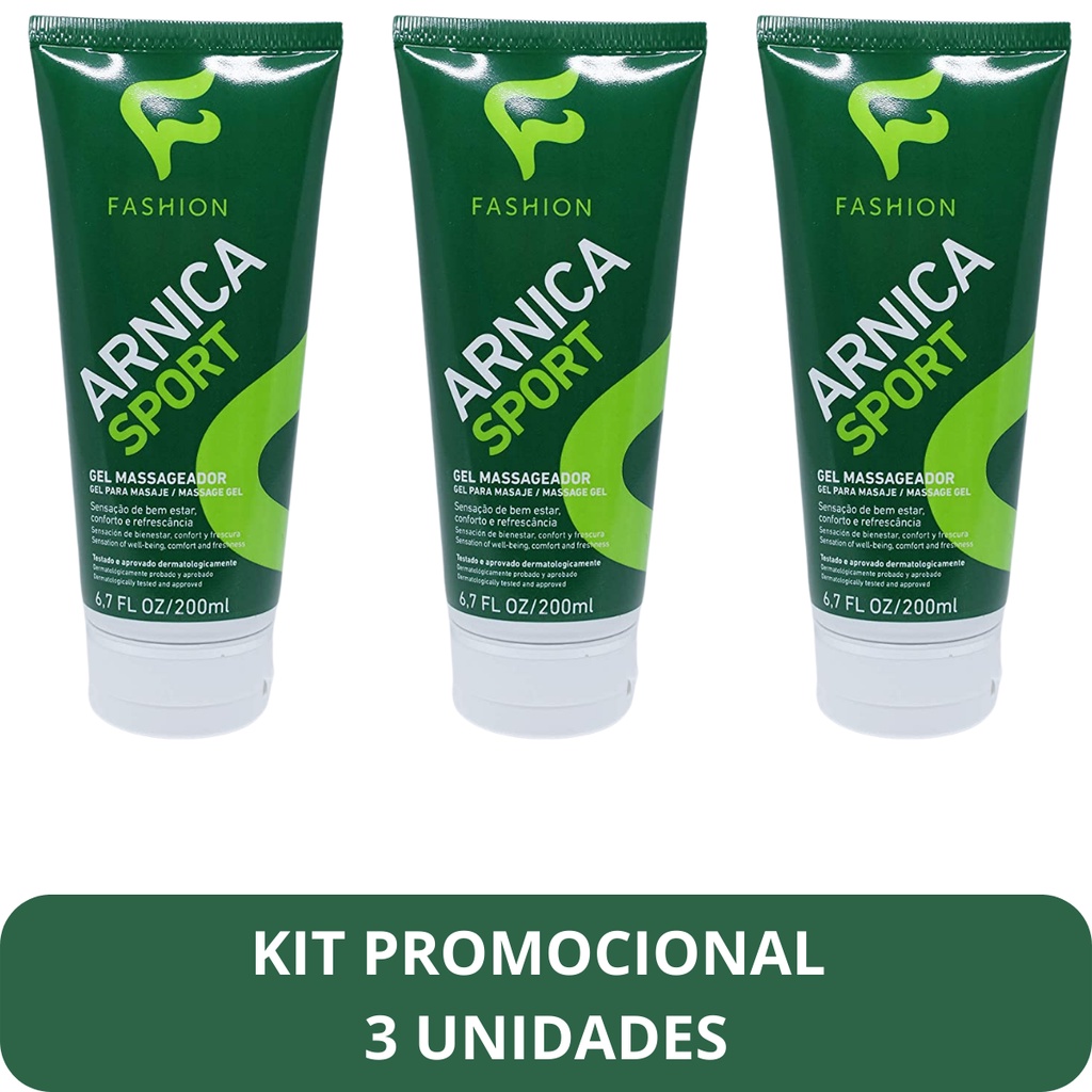 Gel Massageador Fashion Arnica Sport Bisnaga Ml Kit Promocional Unidades Shopee Brasil