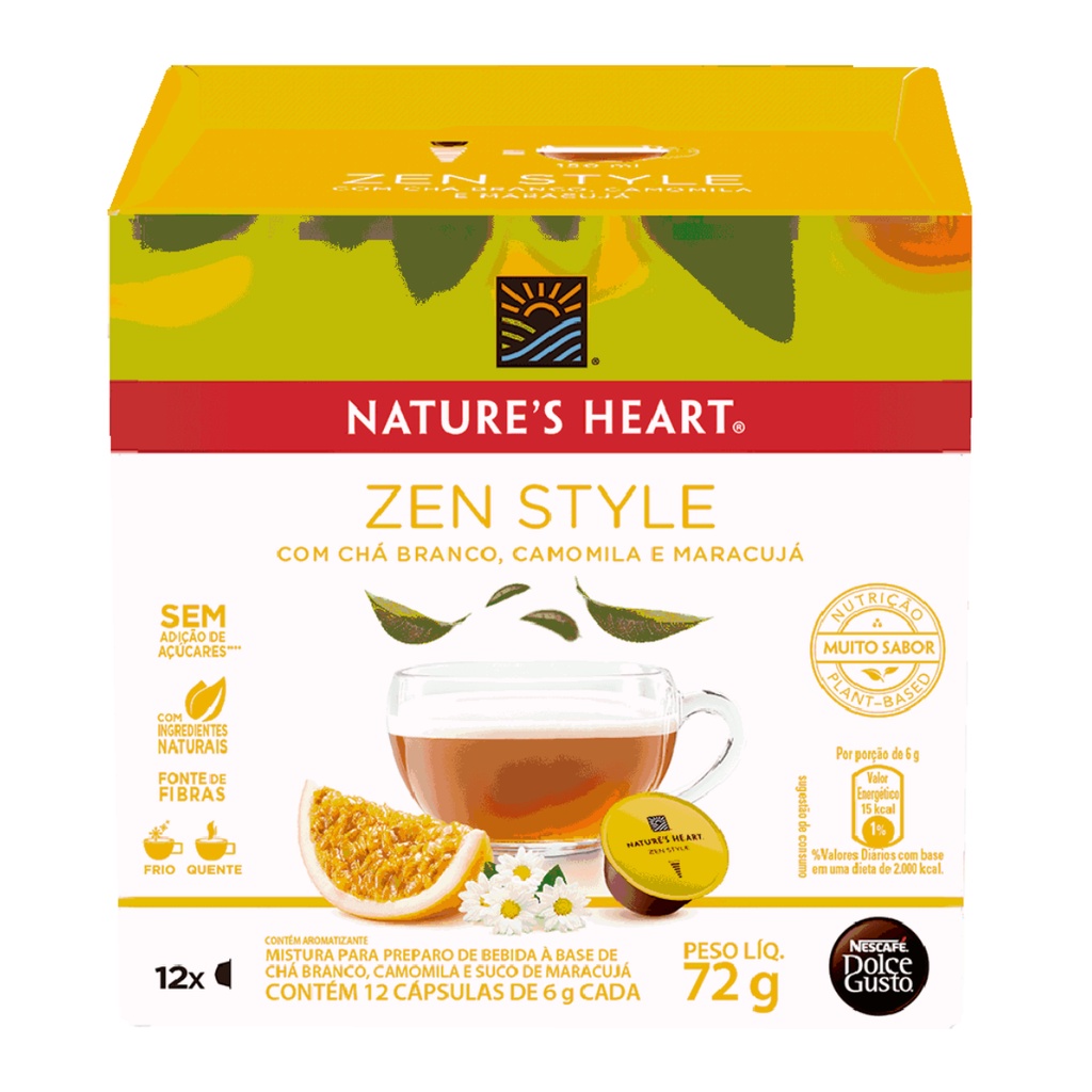Chá Cápsulas Dolce Gusto Nature's Heart Zen Style