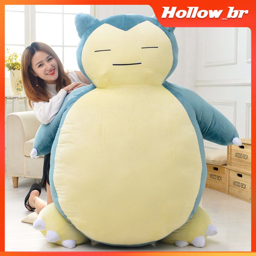 150cm anime pokemon pet elf baby snorlax kabi Boneco De Ursinho (Sem Preenchimento) Monstros Bolso De Pelúcia Brinquedo Menina Presente