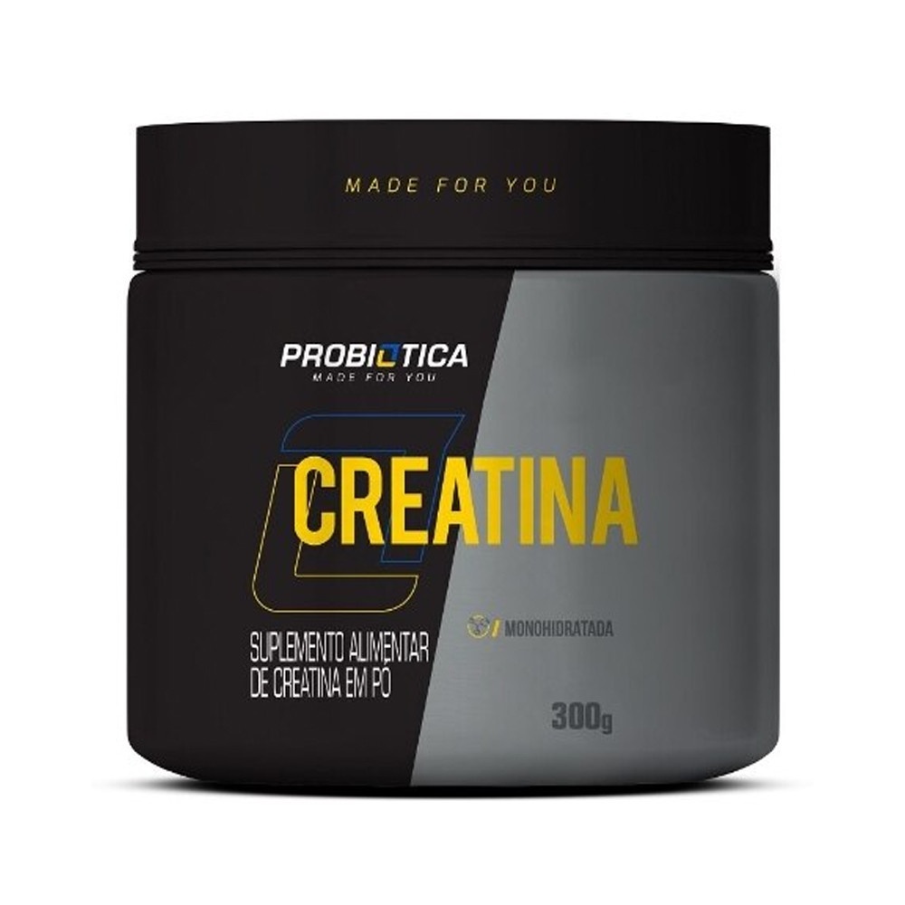 Creatina Pura Probiotica Pote 300g Supley