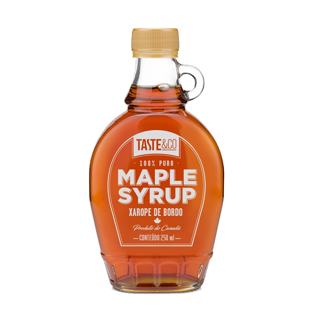 Xarope de Bordo Maple Syrup 250ml Taste&co Shopee Brasil