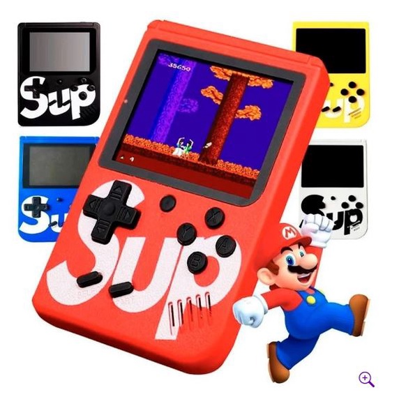 Mini Game Portátil 400 Jogos Retro Sup Game Box Mega Premium em