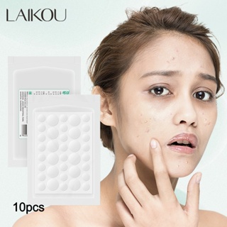 LAIKOU 10 Folhas Adesivos Para Remoção De Acne Tratamento De Cuidados Com A Pele 36 Patches