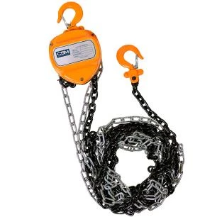 Talha Manual de Corrente 0,5 TON Elevação 3 Metros TC 500 CSM em Oferta na Shopee