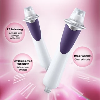 Massageador Facial Derma Wall Anti Rugas Cuidado Profissional RF Radiofrequência Lifting Aparelho De Estética anti rugas cuidado facial EMS Para Remoção limpeza de pele aparelho massagem