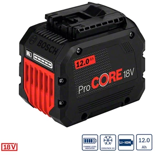 Bateria 12 AH 18V ProCORE LI-ION 1600A016GU000 BOSCH