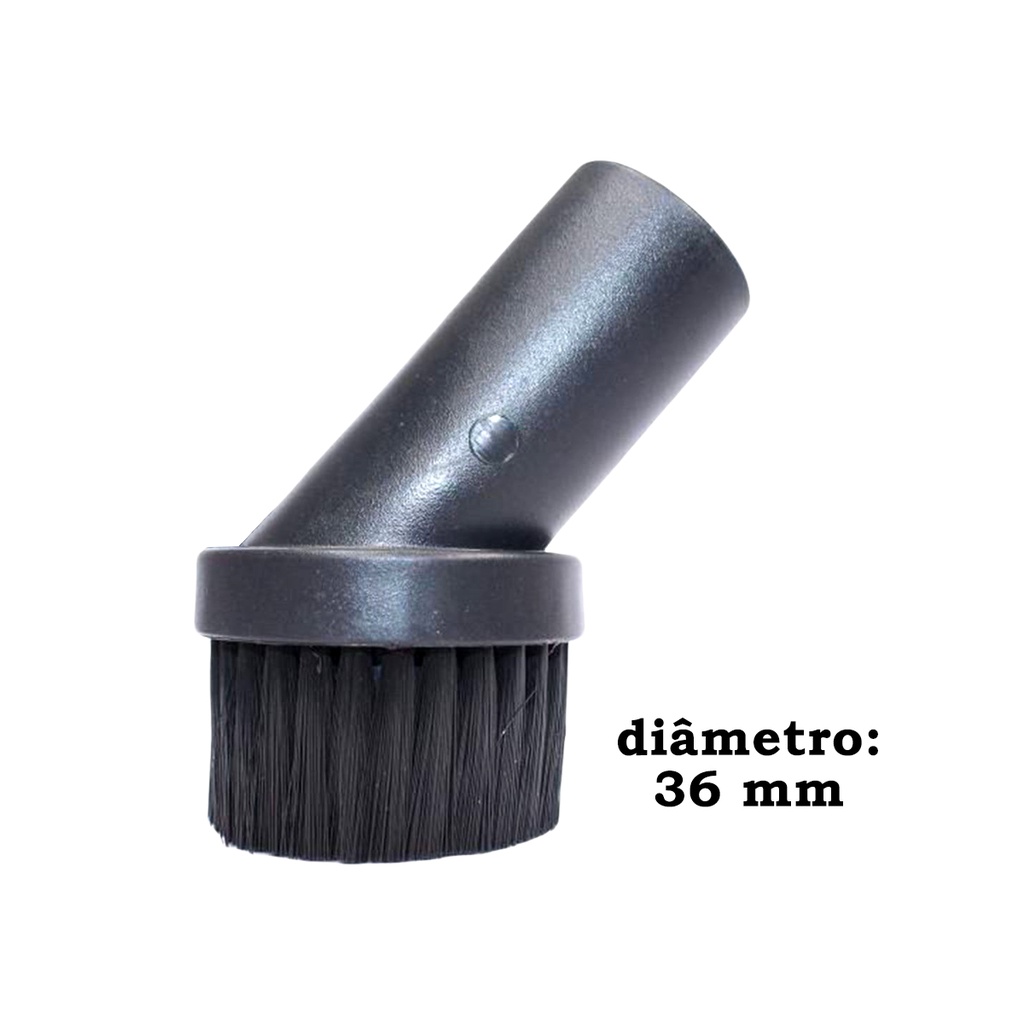 Bocal Escova Redonda P/ Aspirador De Pó 36mm Varias Marcas