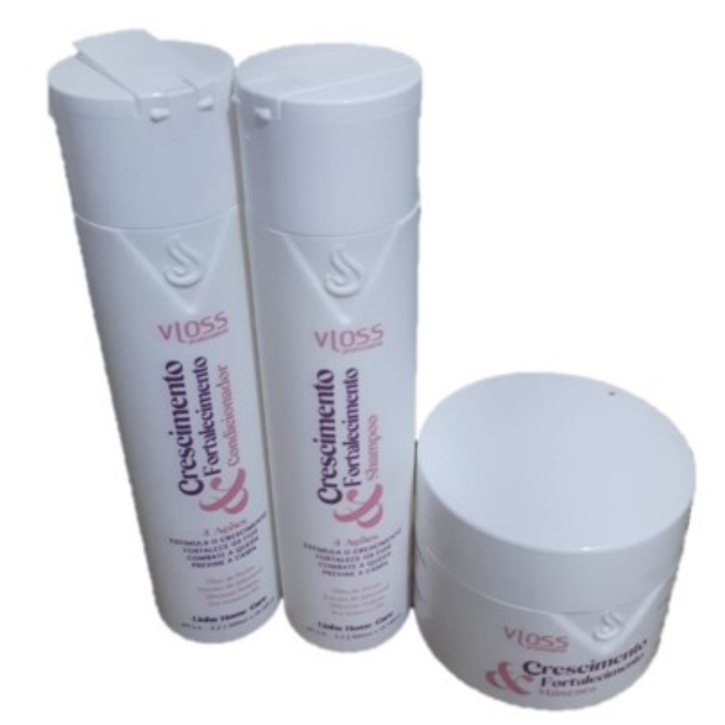 Kit Manutenção Crescimento E Fortalecimento Vloss | Shopee Brasil