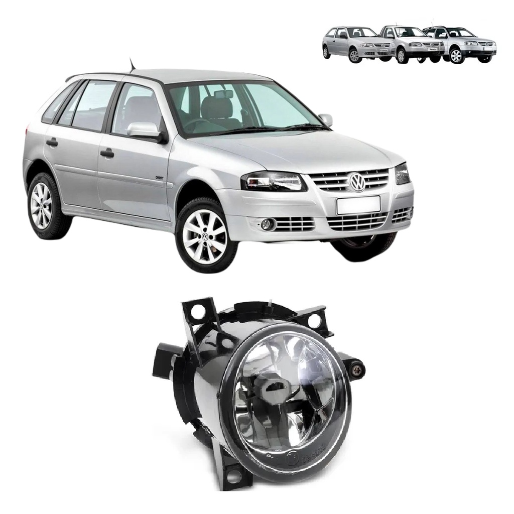 Farol Auxiliar Milha Neblina Gol G4 2006 a 2014 Lado Direito