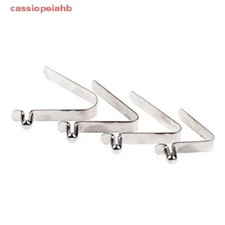 (cassiopeiahb) 10Pcs Estalo De Caiaque Travamento Mola Clipe De Pólo De Tenda Com Botão Único Toldos Em Forma De V Tubo Interno Telescópico Posicionamento 5-5,5mm