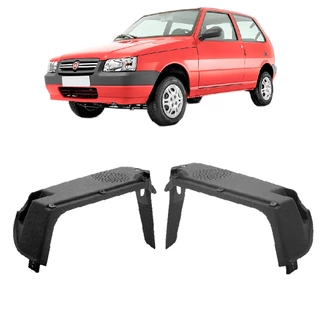 Suporte Tampão Bagagito Fiat Uno 2 Portas 1984... Preto Par