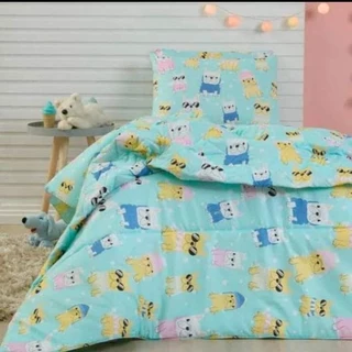 COBRE LEITO CASAL DUPLA FACE ESTAMPADO INFANTIL