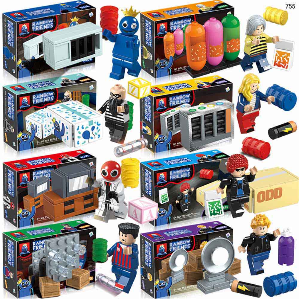 Roblox Rainbow Friends Kit 8x1 Blocos De Montar Compatível a lego - Kids  Think big - Brinquedos de Montar e Desmontar - Magazine Luiza