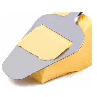 Fatiador Para Queijos Cortador Plaina Fino Manual Aço inox 21 cm Cabo de Plástico