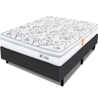 Cama Box Colchão Casal Ortopédico Extra Firme 138x188cm BF Colchões
