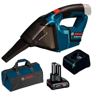 Aspirador de Pó 12V GAS 12V-LI com Bateria 4,0Ah, Carregador Bivolt e Bolsa BOSCH em Oferta na Shopee