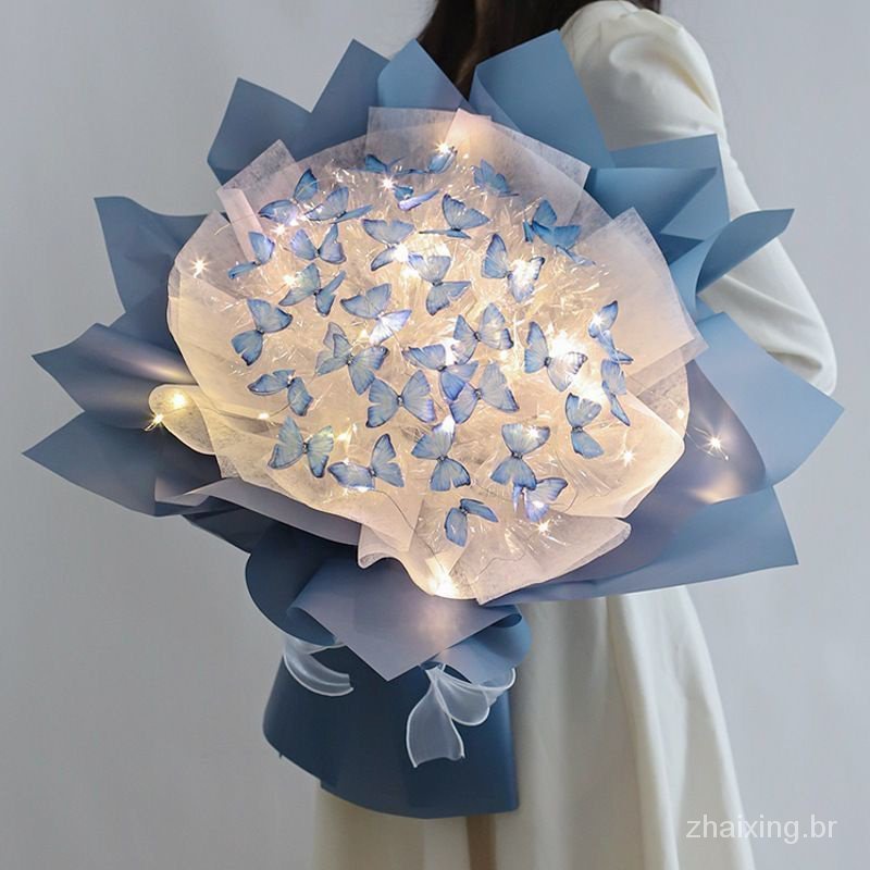 Presente De Natal Influenciador Criativo Bouquet De Borboleta Material Faça Você Mesmo Para Namorada