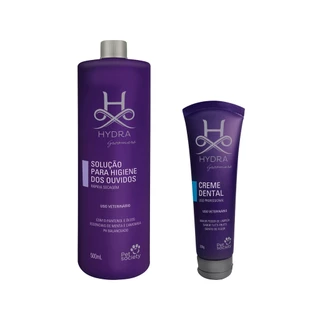 Solução Para Hig. Dos Ouvidos Hydra 500ml+ Creme Dental 200g