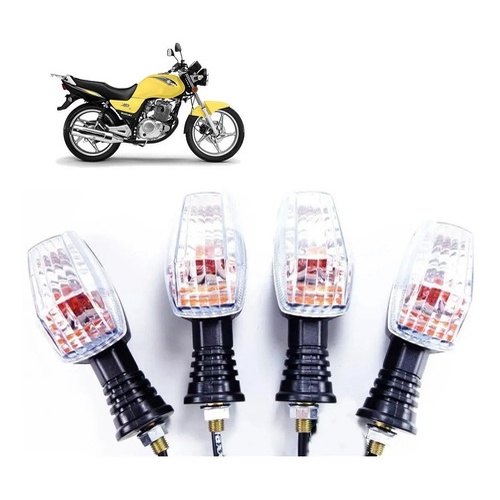 Pisca Seta Modelo Suzuki Yes 125 Cristal Jogo Com 04 Pisca