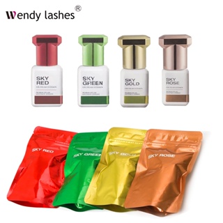 5g Original Vermelho/Verde/Rosa/Ouro Cola Cílios Extensão De 1s Falsos 8 Semanas Retenção