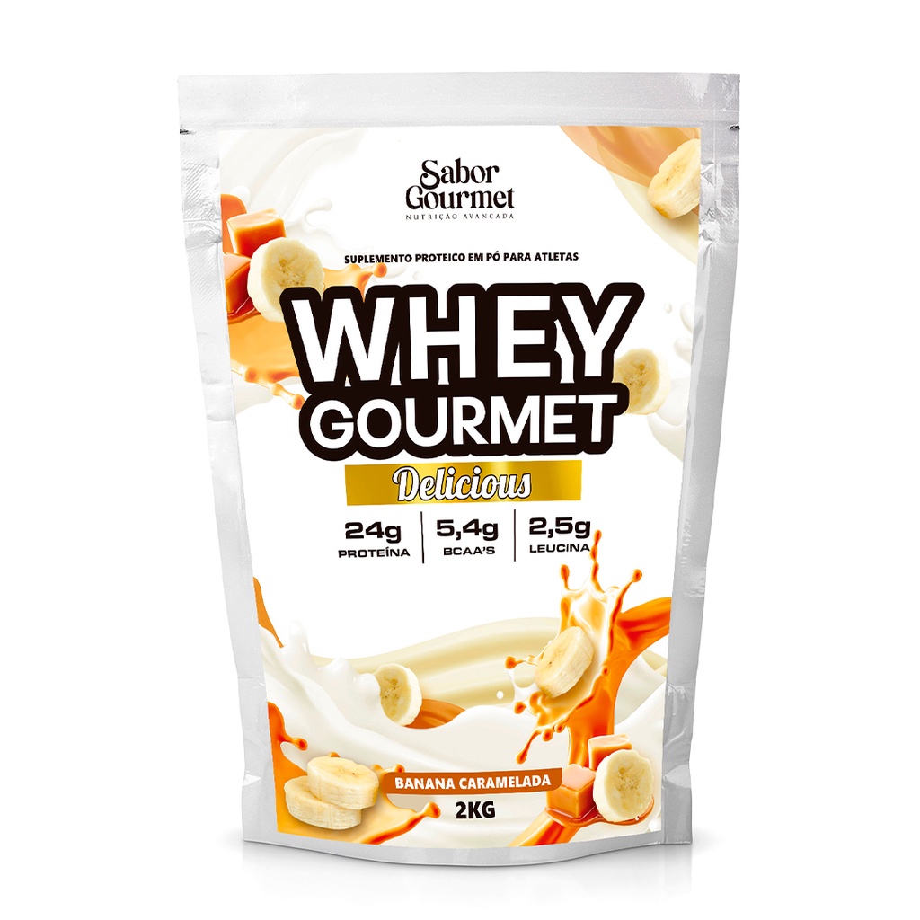 Whey Gourmet Delicious 2 Kilos Banana Caramelada