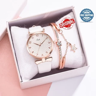 Female Relógio Nova Tendência De Moda Minimalista Feminino Kit Relógios De Presente Para Senhoras