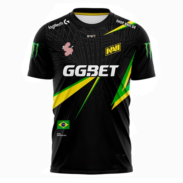 Brasil Major Rio Csgo NAVI Design De Equipe Uniforme Jersey 2022 ...