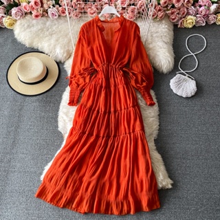 Zara red best sale maxi dress