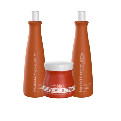Kit Force Ultra Probelle 1L + Máscara Force Ultra 250g | Shopee Brasil