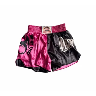 Short Muay Thai Cetim Com Elastano