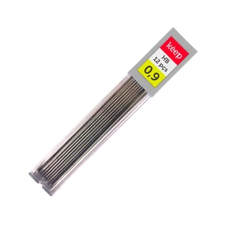 Mina de Grafite HB 0,9mm 12 Minas Caixa c/ 12 Tubos Keep - EI122 em Oferta na Shopee