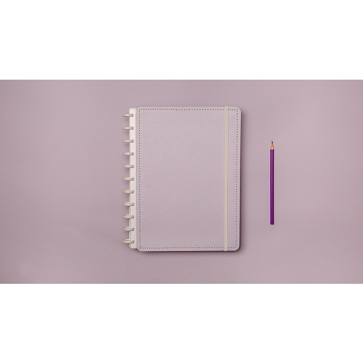 CADERNO INTELIGENTE LILÁS PASTEL