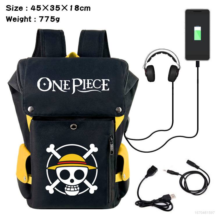 Mochila One Piece anime manga adolescentes escolar do estudante