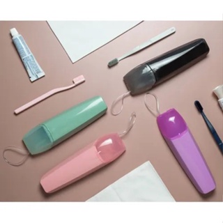Estojo Porta Escova Dente Creme Dental Portátil Mala Viagem