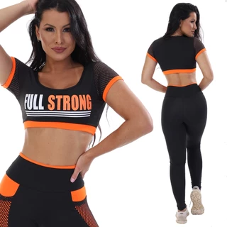 Conjunto academia fitness Não Fica Transparente C66