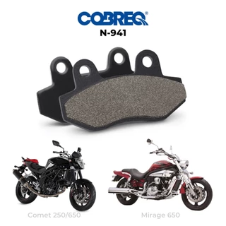 Pastilha de Freio Dianteira Cobreq N-941 Comet 250 650 Mirage 650