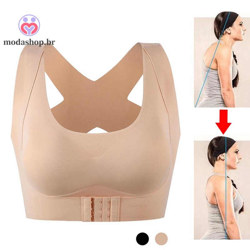 Posture Corrector Bras Bralette Women Cross Back Humpback Correct