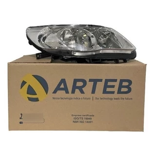 Farol Arteb Gol G5 2009 Até 2012 Foco Duplo Direito C/ Logo LD
