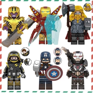 【 Toy World 】 Building Bloco Brinquedos Maravilha Minifigure Thor Tomahawk Deus Montado nano Vingadores Modelos De