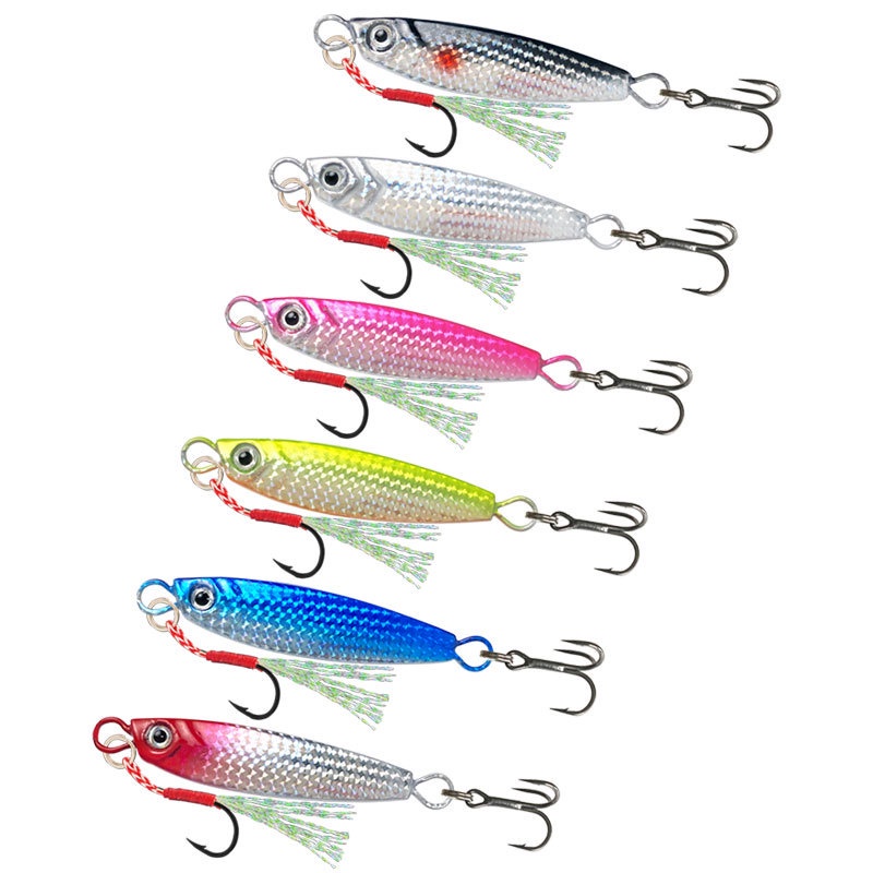 Metal Fishing Jig Lure Isca De Pesca Com Anzol 7g/10g/15g/20g/30g