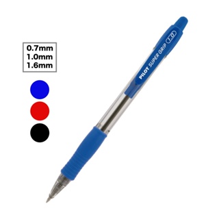 Caneta PILOT Super Grip 0.7mm 1.0mm e 1.6mm - Escolha a Cor