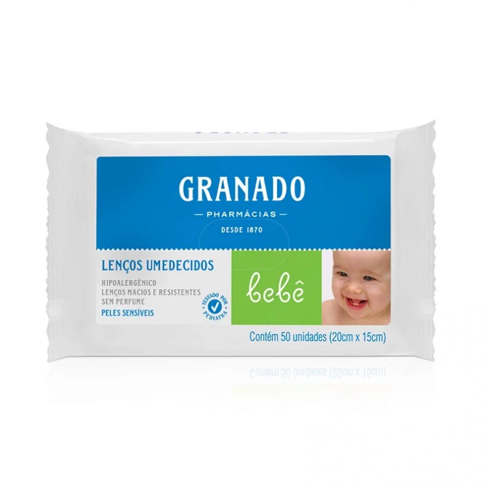 Granado Bebê Lenço Umedecido Sem Perfume para Peles Sensíveis | Shopee ...