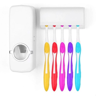 Aplicador de Pasta de Dente com Suporte Para Escova