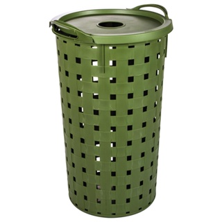 Cesto Redondo Alto Fita 37 L-Verde Militar