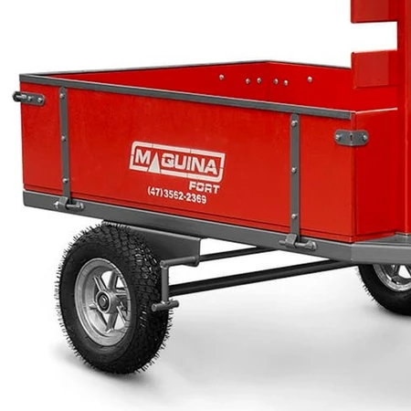 Carreta Fixa para Motocultivador TT90R-XP e TT90-XP-U R-8 MÁQUINA FORT