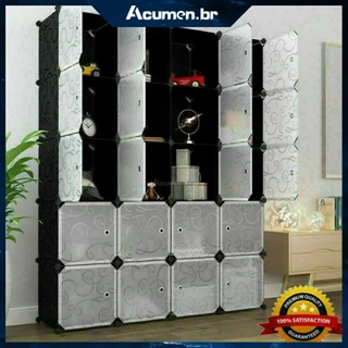 Conector de Armário Modular de 5 Cubos DIY