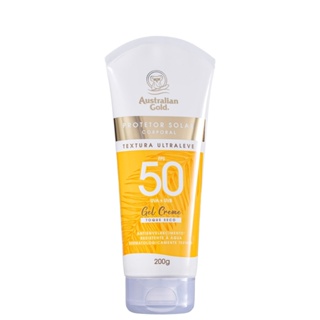 Protetor Solar Australian Gold Gel Creme FPS50 Corporal 200g